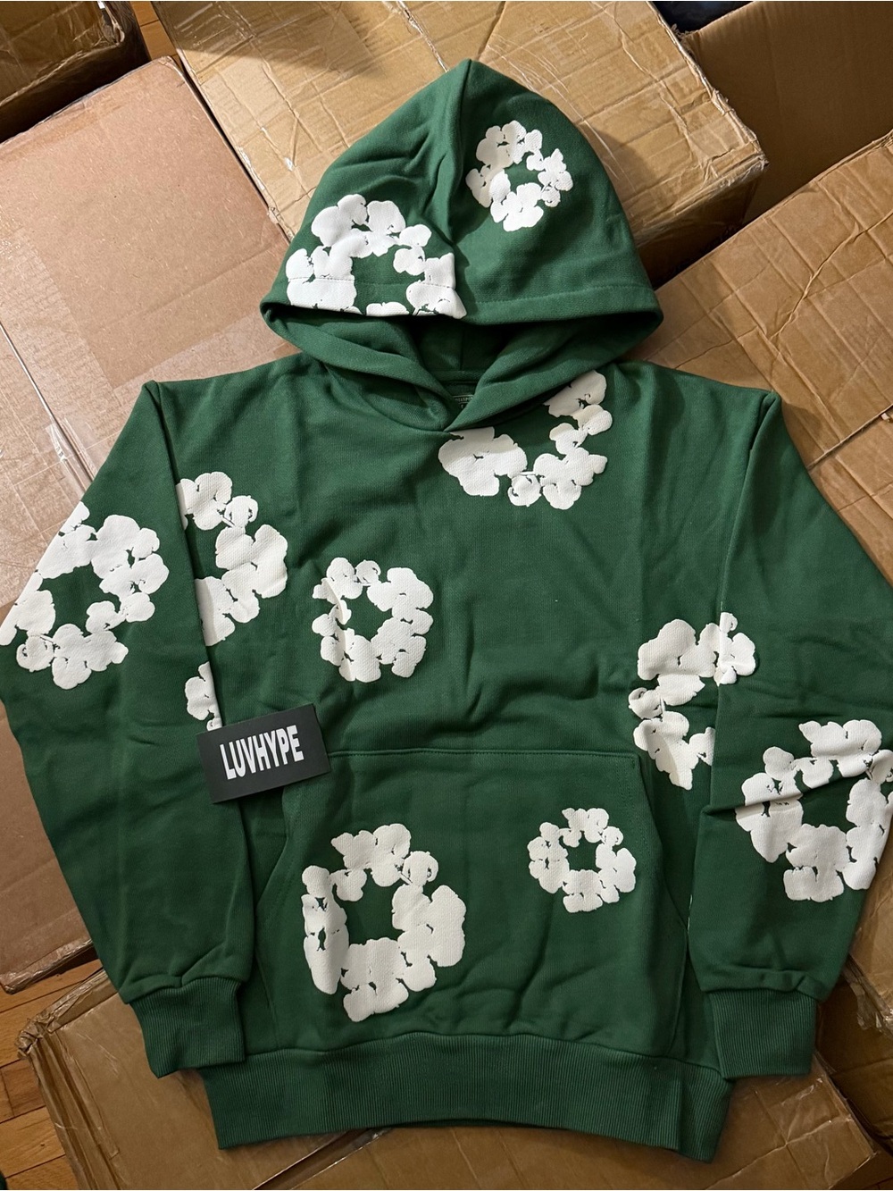 Green Denim Tears Hoodie